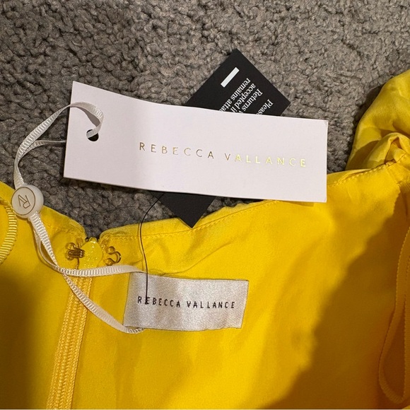 Rebecca Vallance New Izzy Tiered Ruched Silk Taffeta Mini Dress Size US 6 - Picture 13 of 16